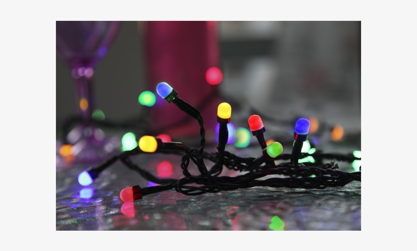 Light Chain Cherry - Oświetlenie Dekoracyjne: Świecący Na Kolorowo Łańcuch, transparent png
