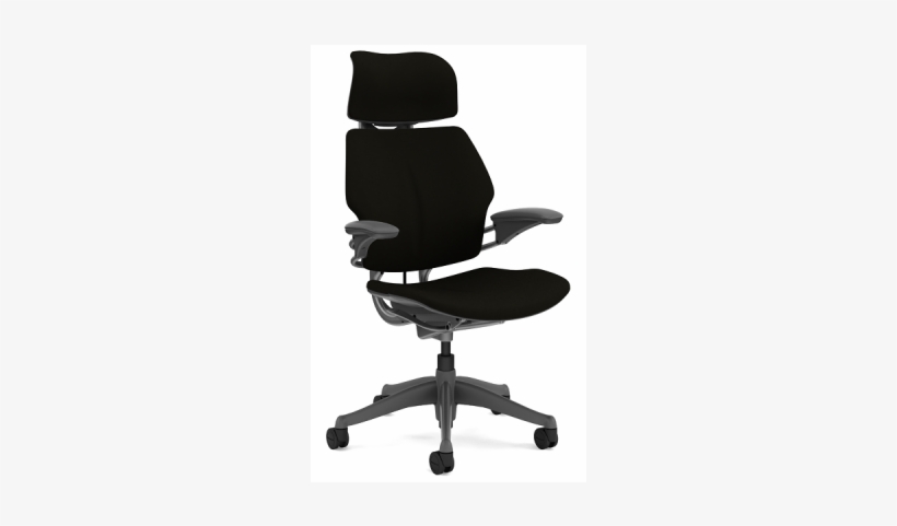 Ergonomic Task Chair With Headrest - Humanscale Chairs, transparent png