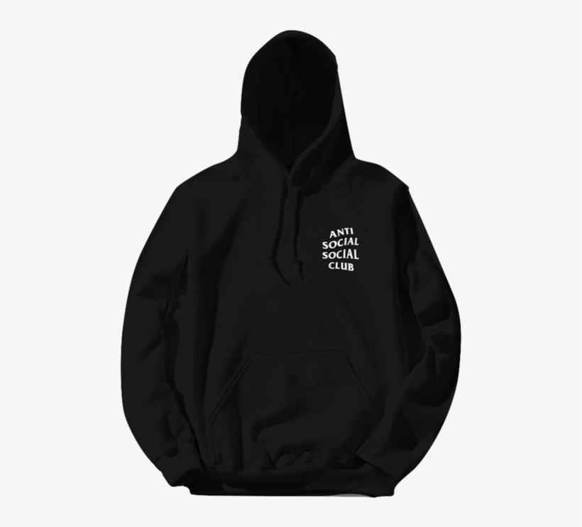 Anti Social Social Club - Hoodie, transparent png