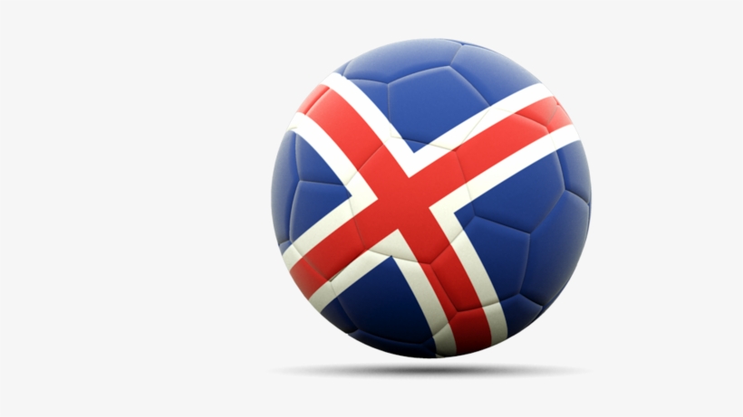 Illustration Of Flag Of Iceland - Iceland Flag Football, transparent png