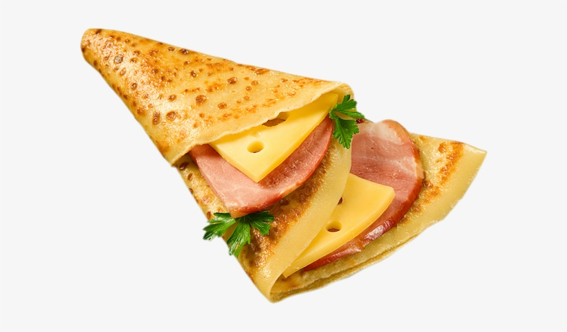 Crepe Jambon Fromage Png, transparent png