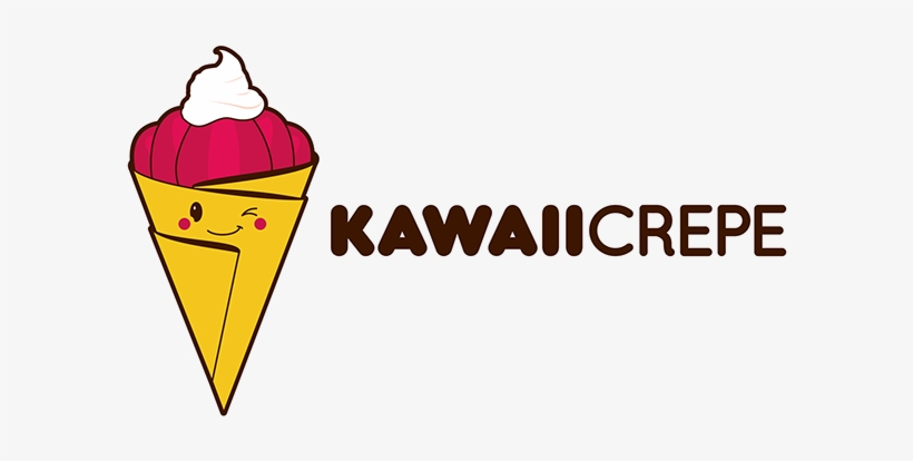 Kawaii Crepe Logo, transparent png