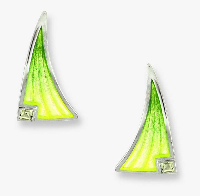 Nicole Barr Designs Sterling Silver Meadowgrasses Stud - Nicole Barr Silver And Lemon Quartz Meadowgrasses Stud, transparent png