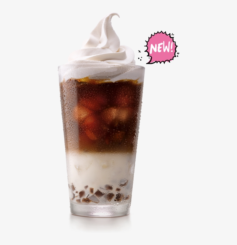 Iced Milk Coffee With Coffee Jelly Floats 720x800 PNG Download PNGkit