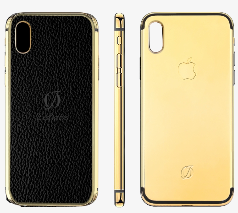 Gold Case For Iphone X, transparent png
