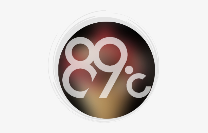 Welcome To 89 ℃ Crepe & Ice Cream Restaurant - Circle, transparent png