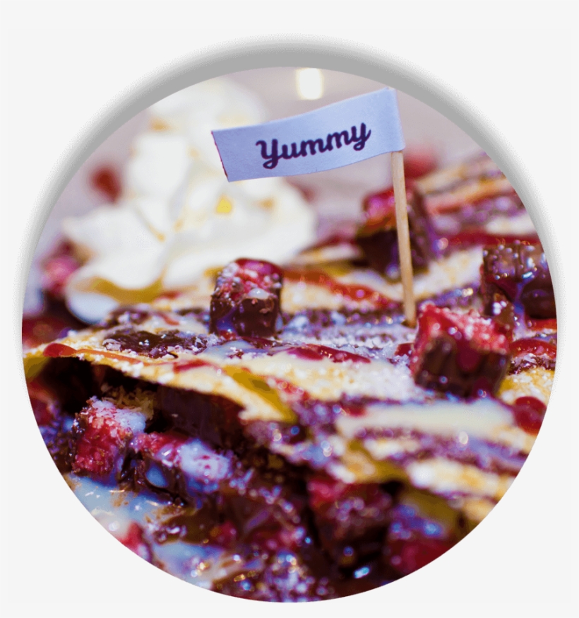 Cherry Hype Crêpe - Crêpe, transparent png