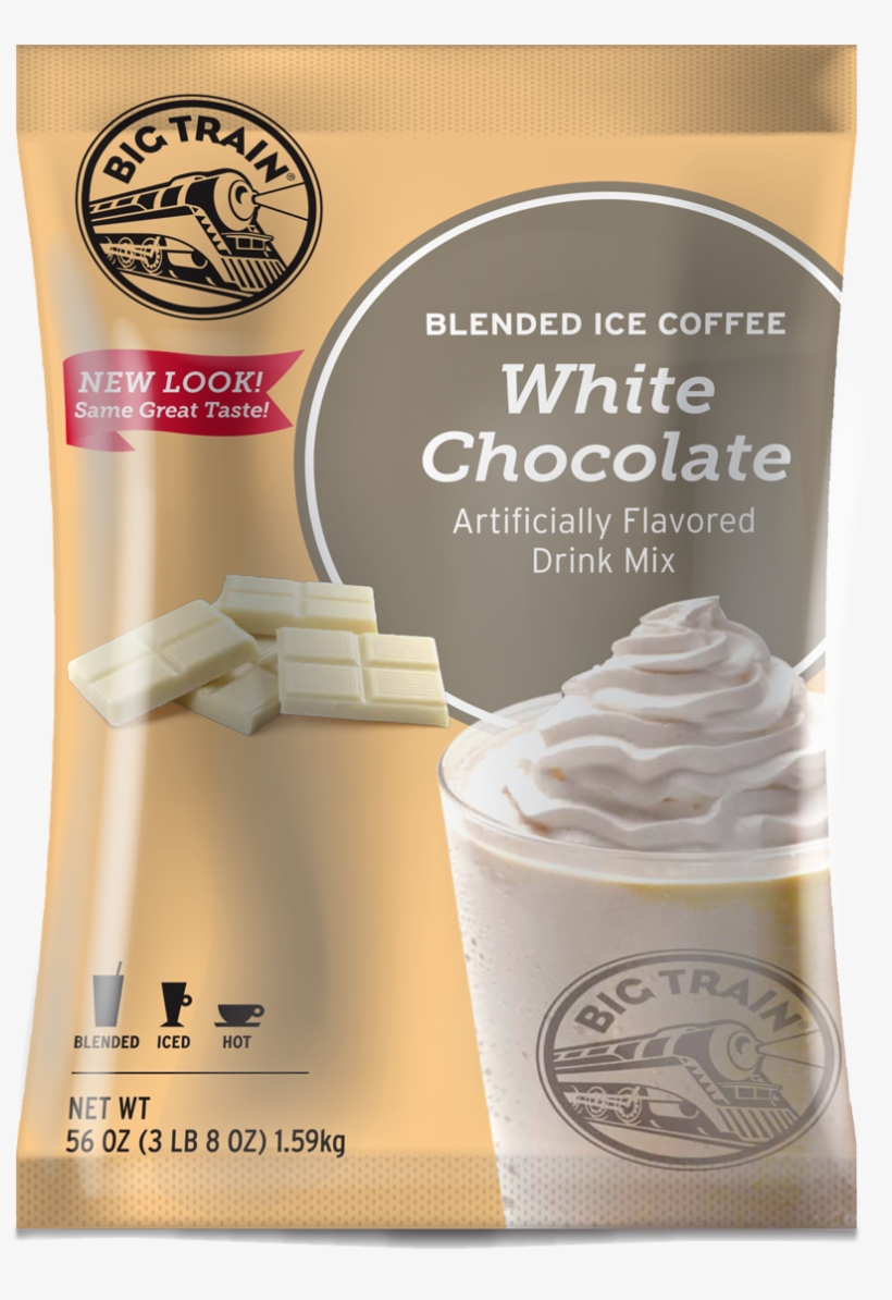610860 Bic Whitechocolate - Big Train Blended Iced Espresso, transparent png