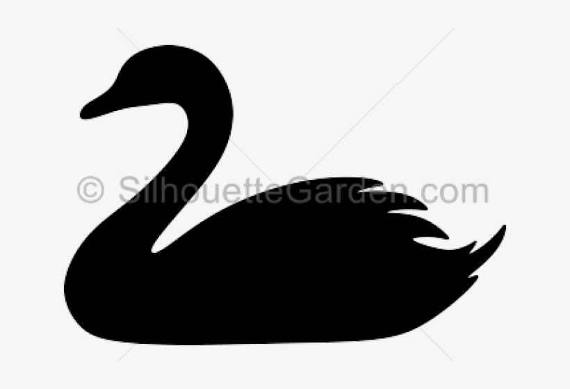 Png Swan Silhouette, transparent png