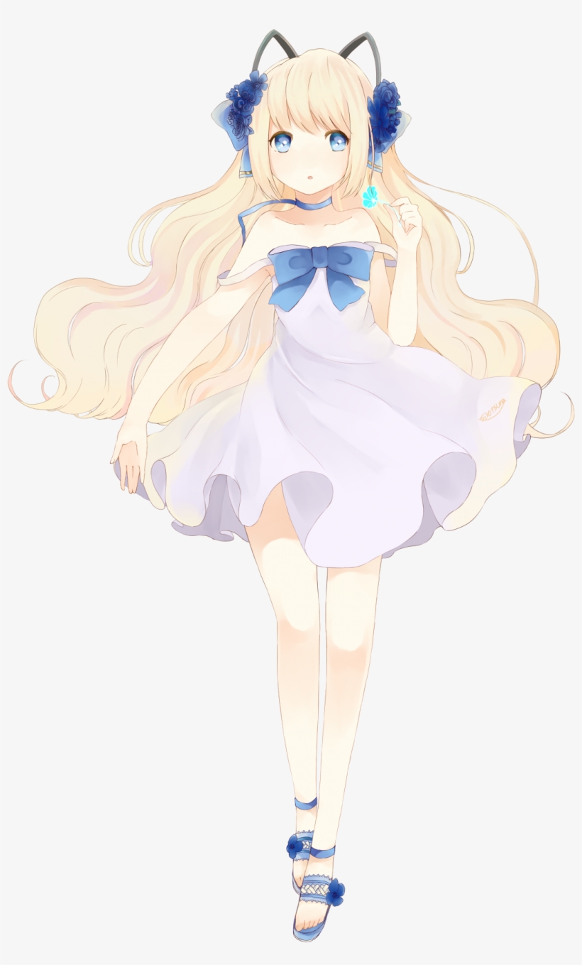 She Is A Cat Girl - Sad Catgirl Transparent, transparent png