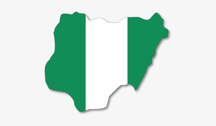 0649851 Map Flag Nigeria - Nigeria Coat Of Arm Png, transparent png