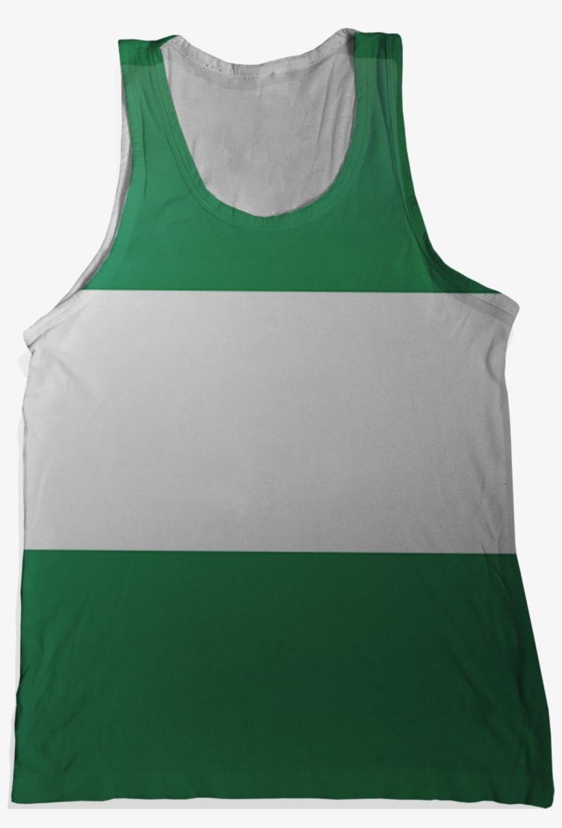 Nigeria Flag Tank Top - French Polynesia, transparent png