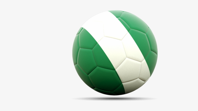 Illustration Of Flag Of Nigeria - Nigerian Flag Soccer Ball, transparent png
