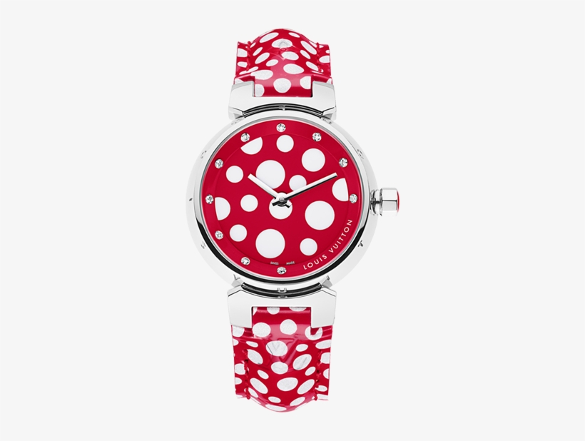 Louis Vuitton Kusama Watch, transparent png