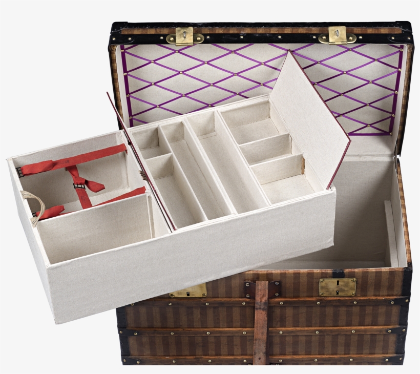 Louis Vuitton Rayée Steamer Trunk - Louis Vuitton, transparent png