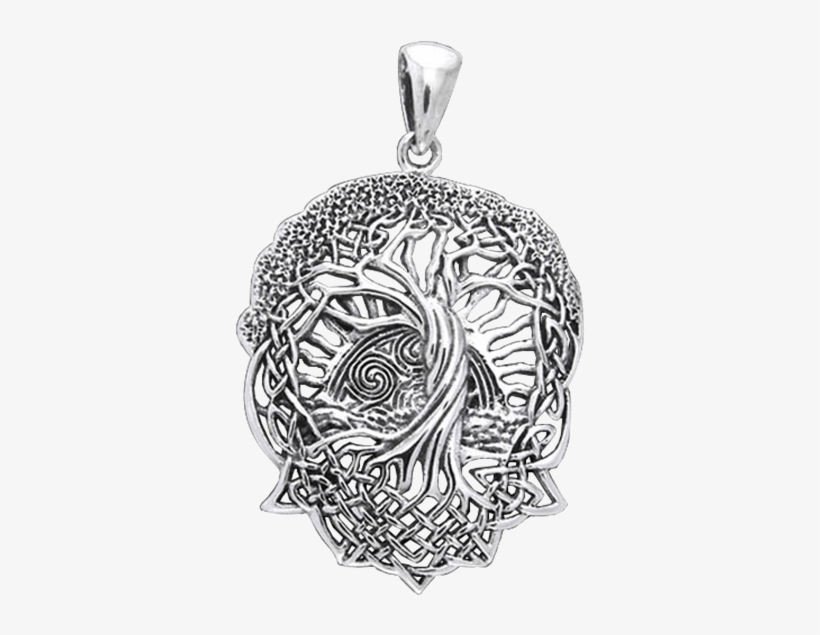 Celtic Tree Of Life Pendant By Courtney Davis - Celtic Knotwork Tree Of Life Pendant, transparent png