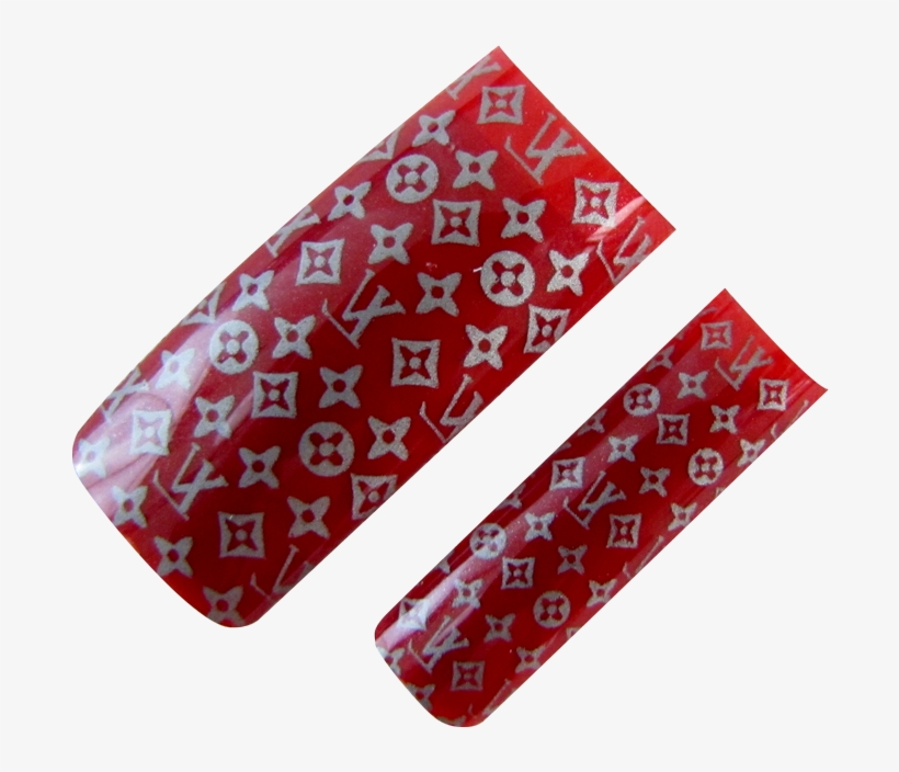 Prothèses Louis Vuitton Argent Sur Rouge - Art Paper, transparent png