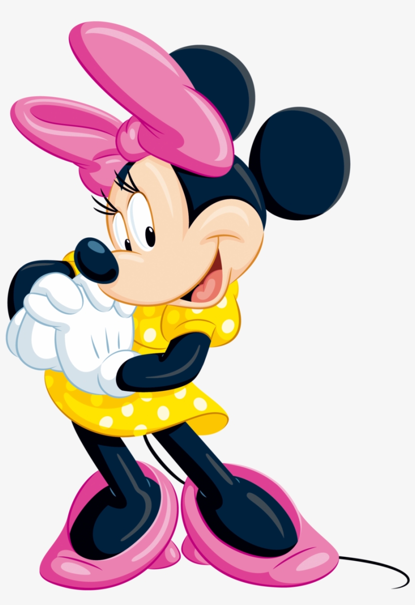 Pink - Minnie - Mouse - Png - Minnie Mouse Yellow Dress, transparent png