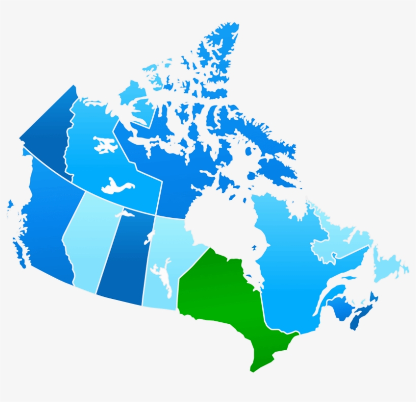 Map Of Canada - 2019 Canadian Election Prediction, transparent png