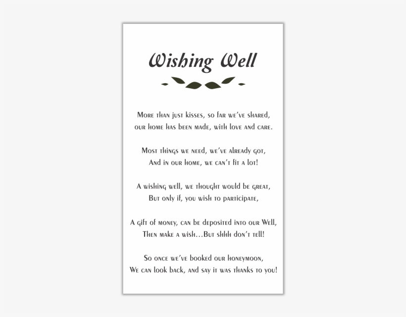 Wishing Well Cards- Flowing Tree - Poster, transparent png
