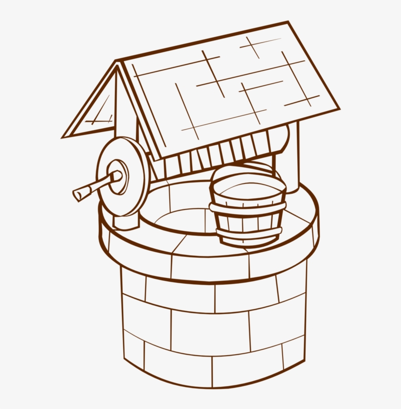 Rpg Map Symbols Wishing Well - Storage Of Water Drawing - 958x958 PNG