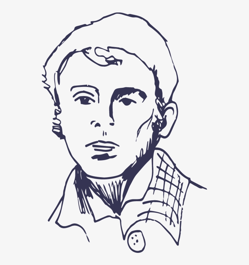Osip Mandelstam - Sketch, transparent png