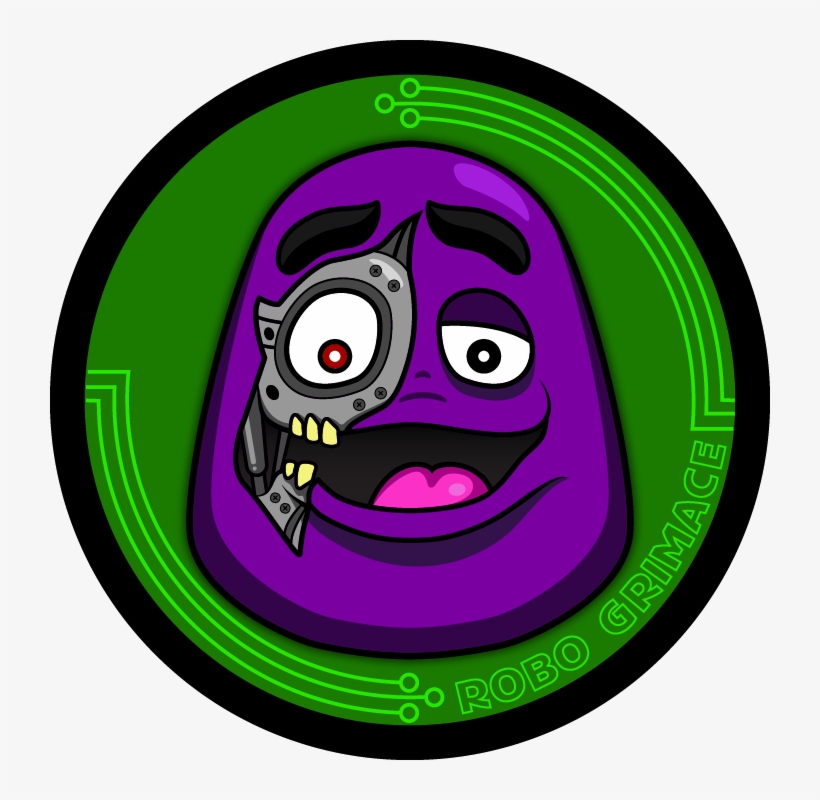 Robo Grimace, transparent png