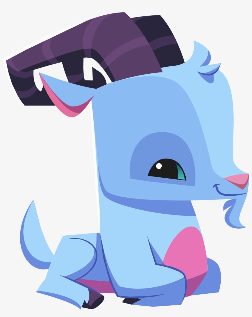 Goat Sitting Blue - The Myth, transparent png