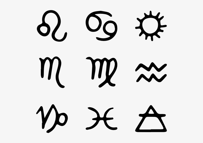 Alchemy Symbol Collection - Astrological Sign, transparent png
