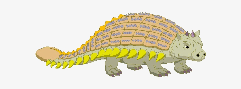 Banner Free Ankylosaurus Drawing Cute Cartoon - Ankylosaurus Euoplocephalus, transparent png