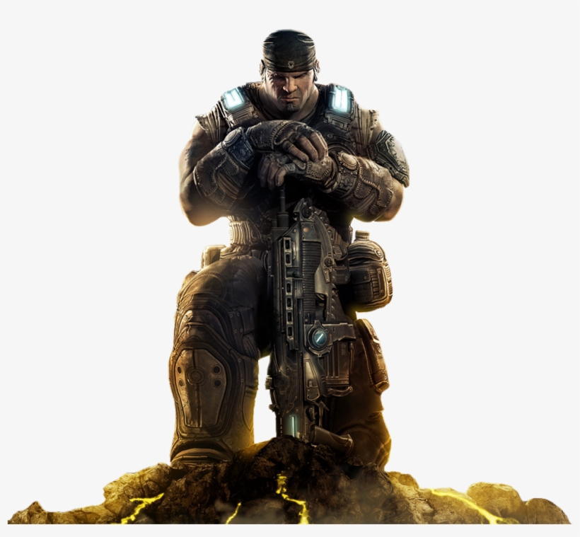 Justinright - Gears Of War, transparent png