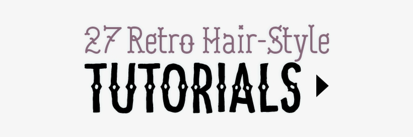 Retro Hair Style Pt - Vestidos Para Niñas Paso A Paso, transparent png