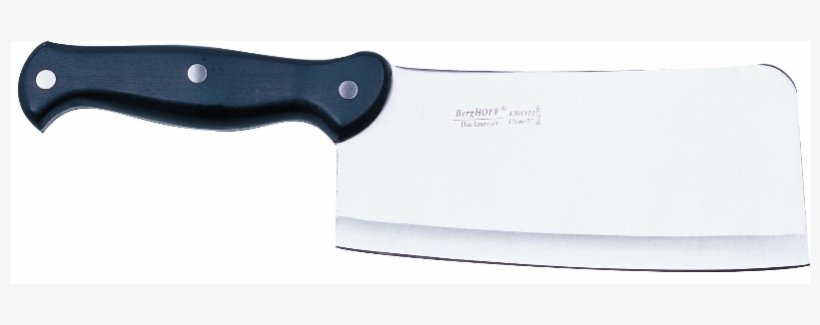 Berghoff Triple Riveted Cleaver, 7" - Utility Knife, transparent png