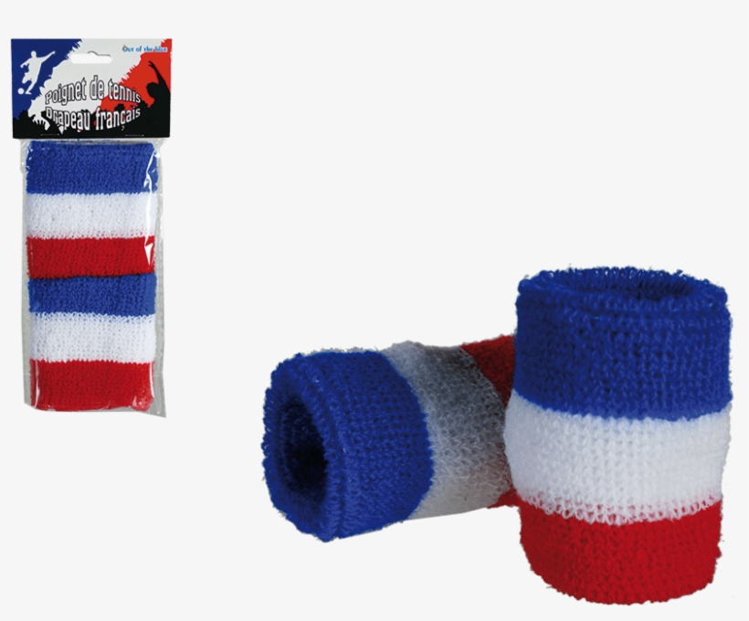 Zweetbandjes Pols Rood Wit Blauw, transparent png