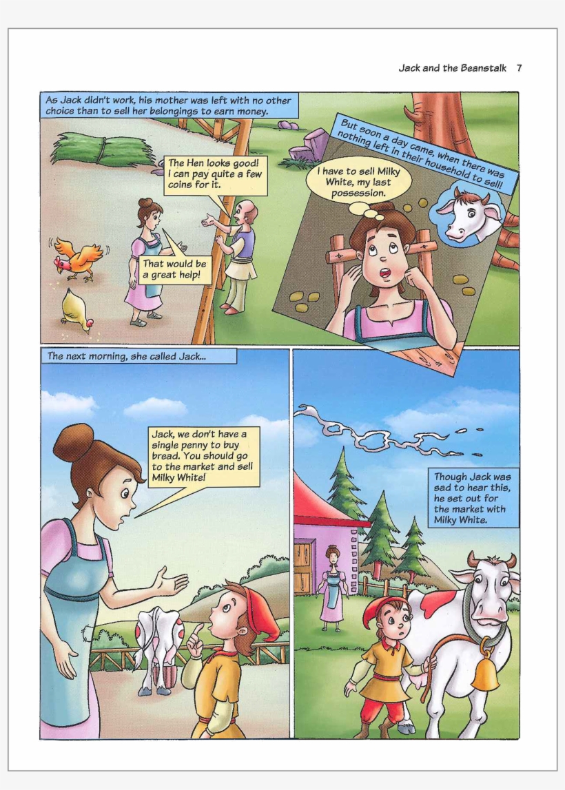 Jack & The Beanstalk Makes Reading A Delightful Adventure - Jack & The Beanstalk: Illustrated Graphic Novels, transparent png