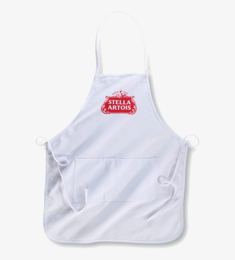 Stella Artois White Apron - Stella Artois, transparent png