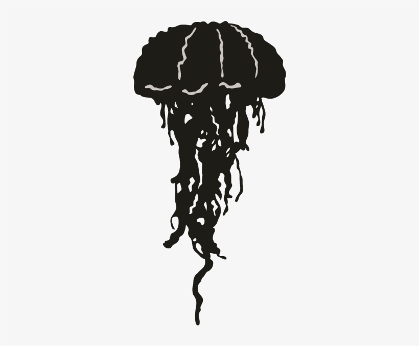 Clipart Resolution 696*696 - Jelyfish Silueta Png, transparent png