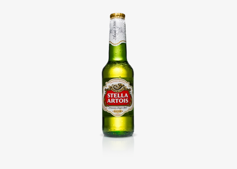 Cerveza Stella Artois - Stella Artois Lager, 10 Fl. Oz. Bottle, transparent png