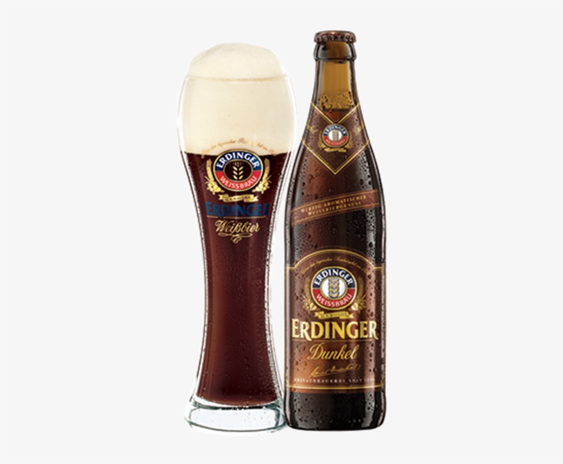 Privatbrauerei Erdinger Weissbru - Erdinger Dark Beer, transparent png