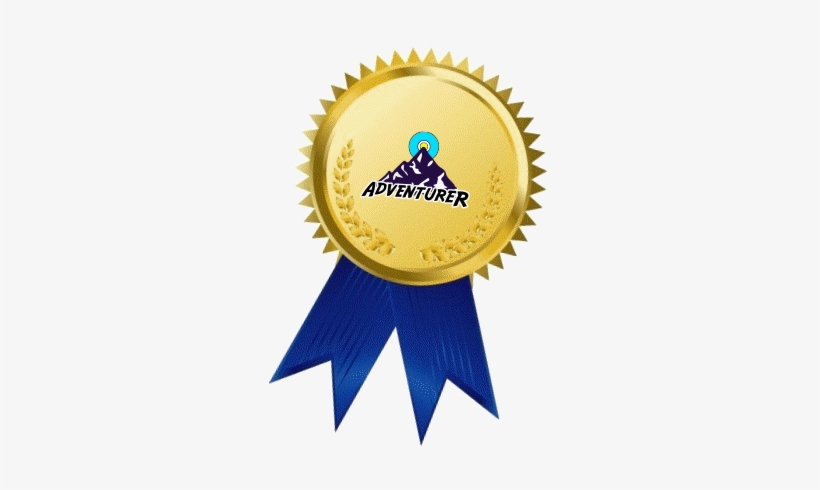 Adventurer-medal - Gold Award Ribbon, transparent png