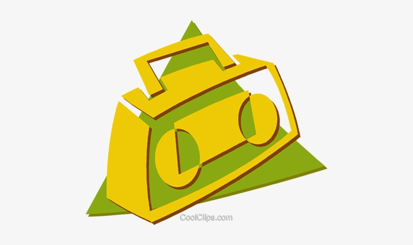 Ghetto Blaster Royalty Free Vector Clip Art Illustration, transparent png