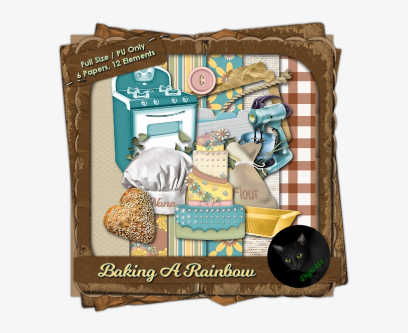 Baking A Rainbow Mini Kit - Clockwork Angel, transparent png