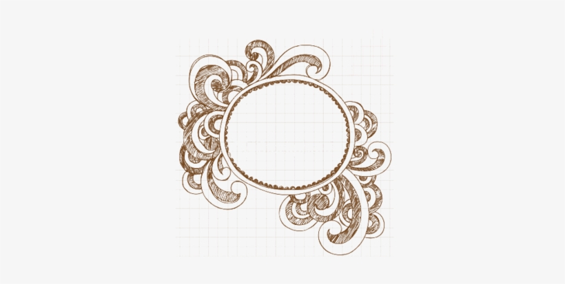 Molduras Para Edições - Notebook Doodle Circular Frame On Sport Watch, transparent png