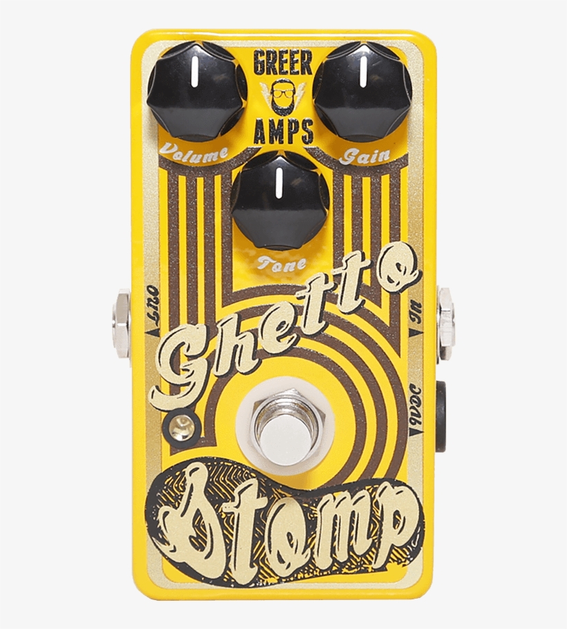 Greer Amps Ghetto Stomp Limited Edition Yellow Bc107b - Greer Amps Ghetto Stomp Effetto A Pedale, transparent png