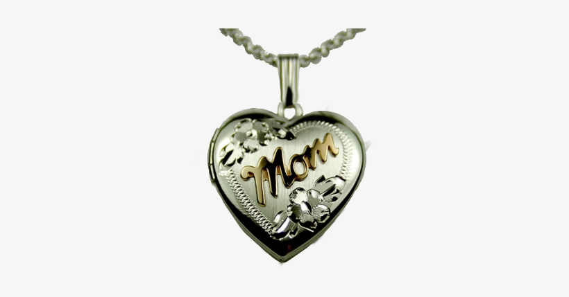 Mom Heart Locket - Locket, transparent png