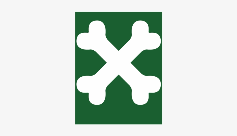 Cross Bones Stencil - Parallel, transparent png
