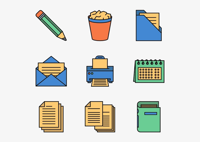 Office Supplies, transparent png