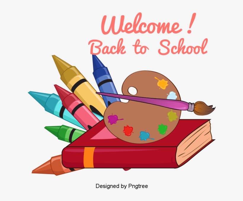 Design Of Stationery For Cartoon School Education, - Cottagecutz Expressions Die-welcome, .6"x2.2", transparent png