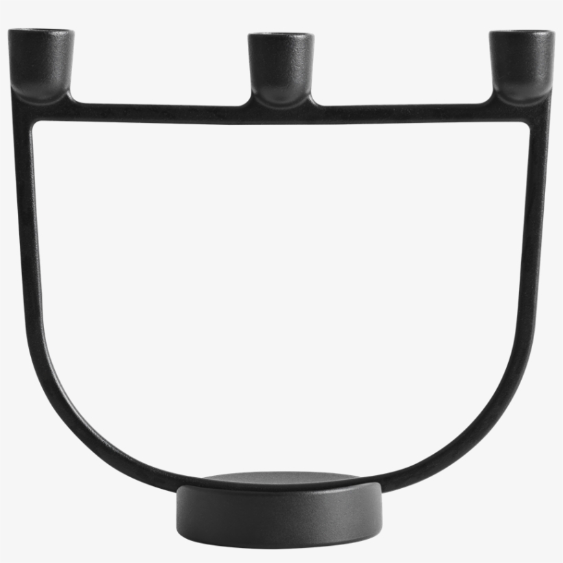 05103 Open Candelabra Black 1502286920 - Muuto Open Candelabra, transparent png