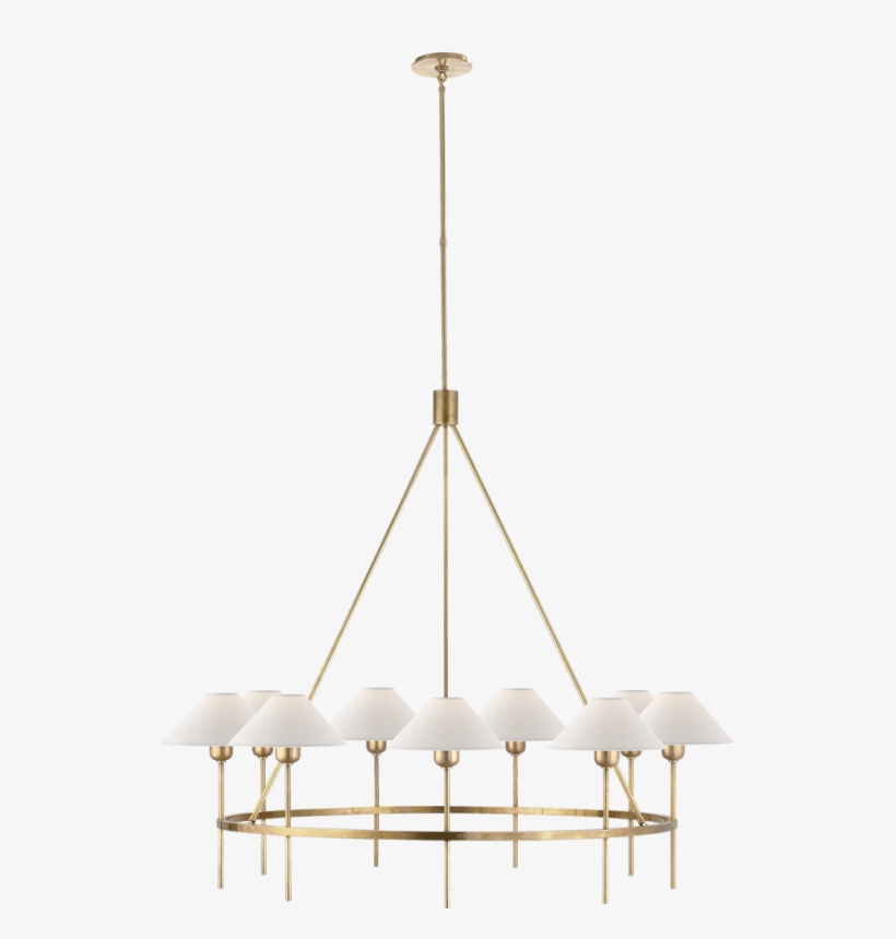 Hackney Large Chandelier In Hand-rubbed Antique - Visual Comfort Sp5014hab-np J. Randall Powers Hackney, transparent png